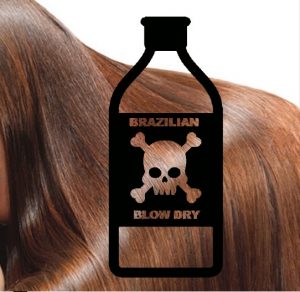 Picture showing the dangers of Formaldehyde in a Brazilian Blow Dry
